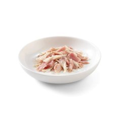 slomart SCHESIR konzerva v želatini Tuna in piščanec s šunko - mokra hrana za mačke, 50 g, brez glutena, primerna za vse pasme