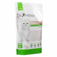 slomart DIAMENTIQ Tofu Neutrala Ultra zgoščena ilovica za mačke - rastlinski litter, 4kg, brez prahu, biološko razgradljiva, brez vonja