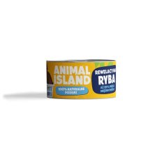 slomart ANIMAL ISLAND Monoprotein Ribje mokre mačje hrane - 100g, brez glutena, brez soje, brez umetnih barvil, primerna za odrasle mačke