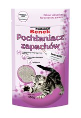 Certech CERTECH Odstranjevalec vonjav Super Benek Lavanda 450 g - Učinkovito in varno za mačke, enostavna uporaba