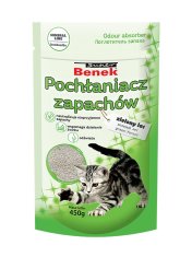 Certech CERTECH Odstranjevalec vonjav Super Benek Zeleni gozd 450 g - učinkovito sredstvo za absorpcijo vonjav za mačke