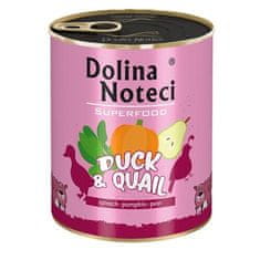 DOLINA NOTECI DOLINA NOTECI Superfood - Puran z zorjenjem - Mokra hrana za pse, 800 g, brez glutena in umetnih dodatkov