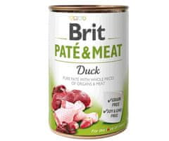 Brit BRIT Paté & Meat Suha hrana za pse z okusom racine za odrasle pse, 400 g, brez umetnih dodatkov, brez glutena, brez sladkorja