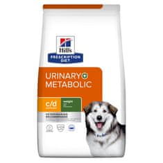 Hill's HILL'S PRESCRIPTION DIET Canine c/d Multicare + Metabolic suha hrana za pse 12 kg, zaščita sečnega sistema in zdravje teže