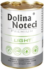 DOLINA NOTECI DOLINA NOTECI Premium Light - Mokra pasja hrana s svinjino in piščancem, 400 g - Zdrava teža za odrasle pse