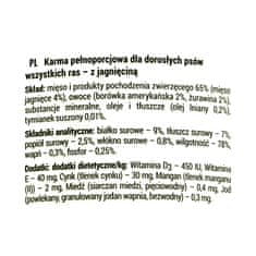 DOLINA NOTECI Dolina Noteci Rafi mokra pasja hrana z jagnjetino, brusnicami in borovnicami - 400g, brez žit, za odrasle pse vseh pasem