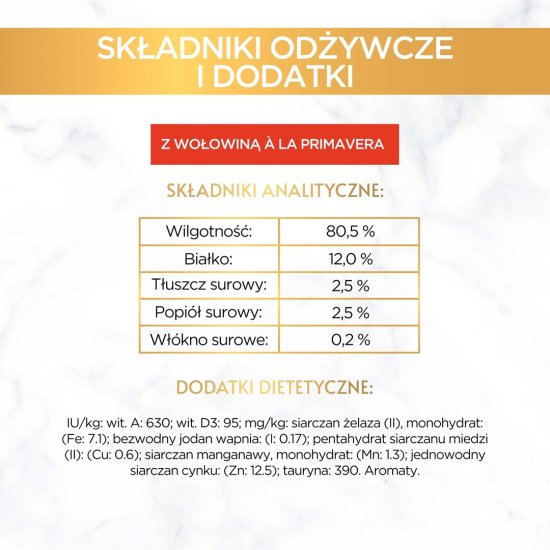 slomart GOURMET A la Carte mokra hrana za mačke - piletina, trska, goveje meso in riba - 4 x 85 g - zdrava izbira za odrasle mačke