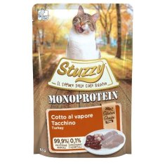 slomart STUZZY Monoprotein Purina Puranja - mokra hrana za mačke, 85 g, brez soje, brez žit, brez umetnih barvil