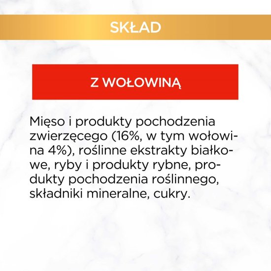 slomart GOURMET Gold Mesna Poslastica za Mačke - mokra hrana, govedina, 85 g, brez umetnih barvil in konzervansov