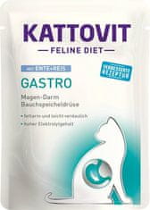 Kattovit KATTOVIT Feline Diet Gastro - mokra hrana za mačke - 12 x 85g, podpora prebavi in trebušni slinavki, brez umetnih barvil