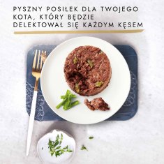 slomart GOURMET GOLD - Sočna torta z jagnjetino in zeleno fižolom, 85 g, brez glutena za odrasle mačke