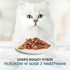 slomart Purina GOURMET Perle GIGMV goveje meso - mokra hrana za mačke, pakiranje 4 x 85 g, za odrasle mačke.