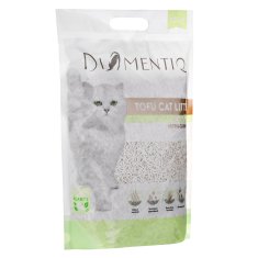 slomart DIAMENTIQ Tofu Matcha ultra gručasta - rastlinsko litter - 2,5 kg, biološko razgradljivo, brez prahu, brez lepljenja na tačke