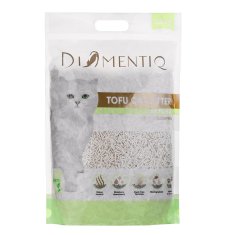 slomart DIAMENTIQ Tofu Matcha ultra gručasta - rastlinsko litter - 2,5 kg, biološko razgradljivo, brez prahu, brez lepljenja na tačke