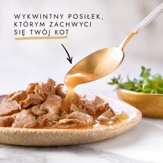 slomart GOURMET Gold Mesna Poslastica za Mačke - mokra hrana, govedina, 85 g, brez umetnih barvil in konzervansov