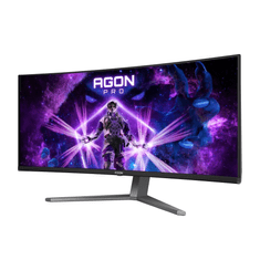 AOC Agon Pro AG346UCD gaming monitor, ukrivljen, 86,4 cm (34"), UWQHD, QD-OLED, 1800R, 175 Hz