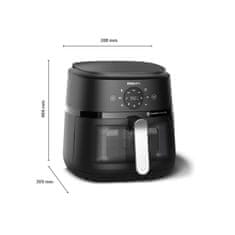 Philips NA231/00 Series 2000 cvrtnik na vroč zrak Airfryer 6,2l XL Digitalno okno