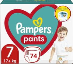 Pampers Pants hlačne plenice, Velikost 7, 17 kg+, 74 kosov