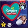 Pampers Night Pants hlačne plenice, velikost 4, 25 plenic, 9–15 kg