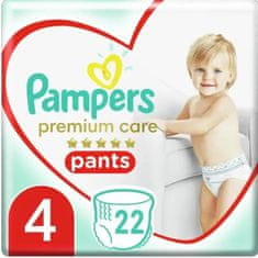 Pampers Premium Care 4 (9-15 kg) hlačne plenice Carry Box 22 kosov