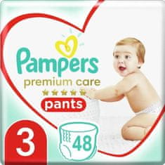 Pampers hlačne plenice Premium Care Pants 3 (6-11 kg) Midi 48 kosov