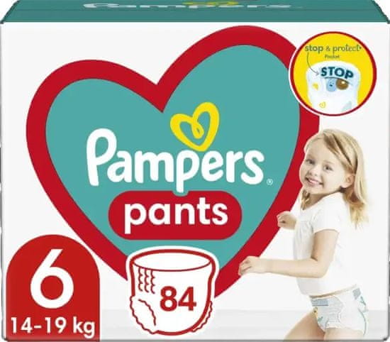 Pampers Pants hlačne plenice, Velikost 6, 15 kg+, 84 kosov