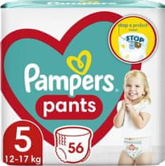 Pampers Pants hlačne plenice, Velikost 5, 12–17 kg, 56 kosov