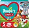 Pampers Active Baby Pants Paw Patrol hlačne plenice, velikost 5 (12-17 kg), 66 plenic