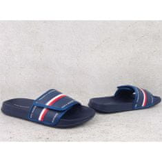 Tommy Hilfiger Japanke čevlji za v vodo mornarsko modra 36 EU Maxi Velcro Pool Slide