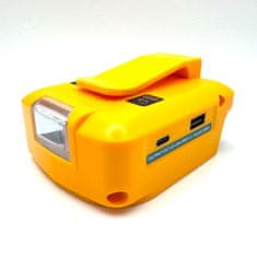 Genati Adapter za baterijo Dewalt=>USB Type A/C (DCB090B)