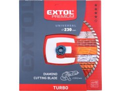 Extol Premium Diamantna rezalna plošča, turbo - suho in mokro rezanje, O 230x22,2x2,8mm