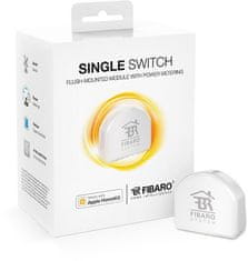 FIBARO Fibaro FGBHS-213 brezžični pametni nadzor svetlobe v beli barvi, enota za montažo na steno, 100-240V, Bluetooth povezava