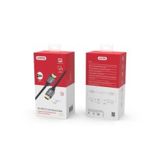 Unitek UNITEK C138W HDMI kabl 2 m, HDMI tip A, črn-siv, 48 Gbps, Dolby Vision, HDR10, 120 Hz, 2.1, zlati kontakti