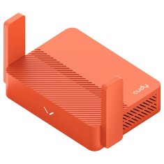 Cudy Cudy AC1200 brezžični usmerjevalnik Fast Ethernet v oranžni barvi - prenosni usmerjevalnik z USB in VPN podporo