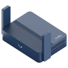 Cudy Cudy AX3000 brezžični usmerjevalnik, Gigabit Ethernet, prenosna naprava, podpora za VPN, Wi-Fi 6, modra barva