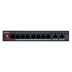 Dahua Dahua Technology Unmanaged PoE Gigabit Ethernet Switch PFS3010-8ET-96-V2, 10-port, črn, 96 W PoE, 24h dostava