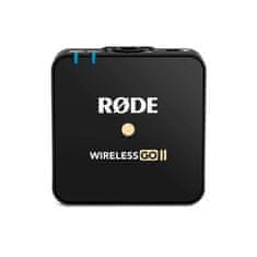 Rode RØDE Wireless GO II TX - Brezžični prenosni mikrofon s priloženima pokrovoma in USB-C kablom, dolga življenjska doba baterije do 7h