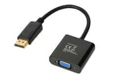 iBOX iBox IADPVGA Adapter za DisplayPort na VGA, Moški na Ženski, 1080p, Srebrna barva, 1 kos