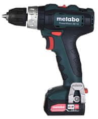 Metabo Akumulatorska kladivna vrtalna METABO POWERMAXX SB 12, 12V, 2 brzini, LED lučka, max moment 40 N⋅m, zložljiva torba