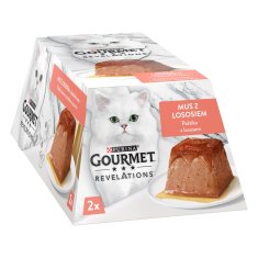 slomart PURINA Gourmet Revelations Losos - mokra hrana za mačke, 2x57 g, primerna za vse pasme in odrasle mačke