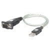 Techly USB na serijski adapter pretvornik IDATA USB-SER-2T, 0.45 m, moški DB-9, EC/FCC/WEEE certifikat, podpora za Windows, Mac, Linux