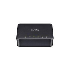 Cudy Cudy GS105D Gigabit Ethernet preklopnik - črn, 5 portov, Plug and Play, avto-negotiacija, 1 Gbit/s, 24h dostava