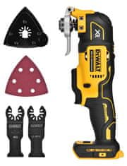 DeWalt 18V multitool DEWALT DCS356N s hitrosti do 20000 RPM, priključkom za orodje brez orodja, baterijsko napajanje in LED osvetlitvijo