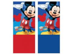 Večnamenski šal s flisom / grelnik vratu MICKEY MOUSE, rdeč flis