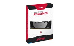 Kingston Kingston Technology FURY 16GB DDR4 3600MT/s CL16 DIMM (2x8GB) - Renegade Black, Dual-channel, Heatsink