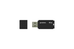 GoodRam USB ključek Goodram UME3 16 GB, USB Type-A 3.0, črn, visoka hitrost branja do 60 MB/s, široka združljivost z OS