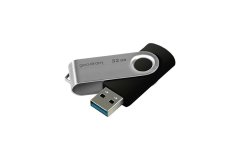 GoodRam USB ključek Goodram UTS3 32 GB, USB Tip A 3.2 Gen 1, črn, svinčen, primeren za Windows, Mac in Linux