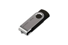 GoodRam USB ključek Goodram UTS3 32 GB, USB Tip A 3.2 Gen 1, črn, svinčen, primeren za Windows, Mac in Linux