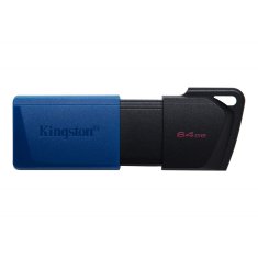 Kingston USB ključ Kingston Exodia 64GB USB 3.2 v modri barvi, hitrost prenosa podatkov do 5 Gb/s, podpora za različne operacijske sisteme