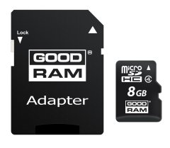 GoodRam Goodram M40A 8 GB MicroSDHC UHS-I Class 4 - Visokokakovostna pomnilniška kartica za zanesljivo shranjevanje podatkov